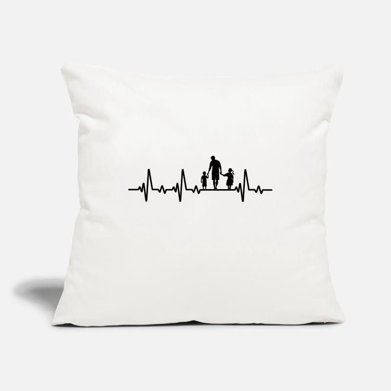 Padre e figlia e figlio, figlia e figlio Copricuscino per divano, 45 x 45 cm