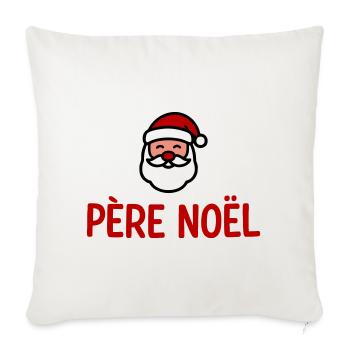 Santa Claus humor - Sofa pillowcase 17,3'' x 17,3'' (45 x 45 cm) - natural white - Front