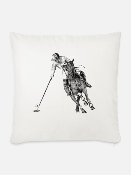 polo sport - Sofakissenbezug 45 x 45 cm - Naturweiß