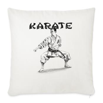 karate - Sofa pillowcase 17,3'' x 17,3'' (45 x 45 cm) - natural white - Front