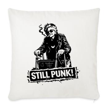 Stillpunk - Sofakissenbezug 45 x 45 cm - Naturweiß  - Vorne