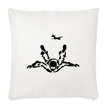 skydiver - Sofakissenbezug 45 x 45 cm - Naturweiß  - Vorne