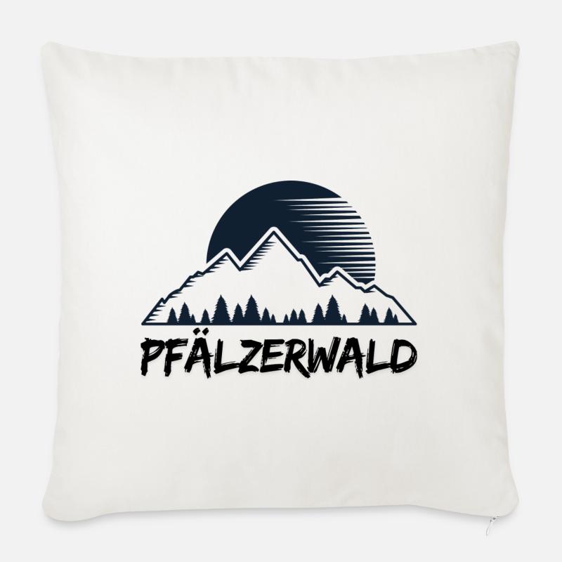 Wanderstock - Sofakissenbezug 45 x 45 cm - Naturweiß