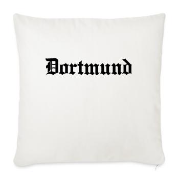 Dortmund - Housse de coussin décorative 45 x 45 cm - blanc nature - Devant
