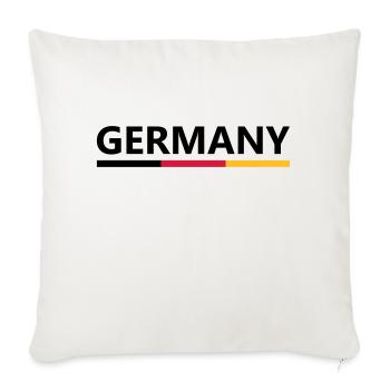 Germany - Sofakissenbezug 45 x 45 cm - Naturweiß  - Vorne
