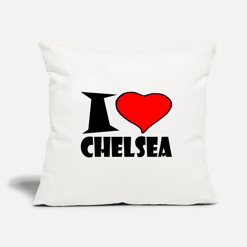 J'ADORE CHELSEA Housse de coussin décorative 45 x 45 cm