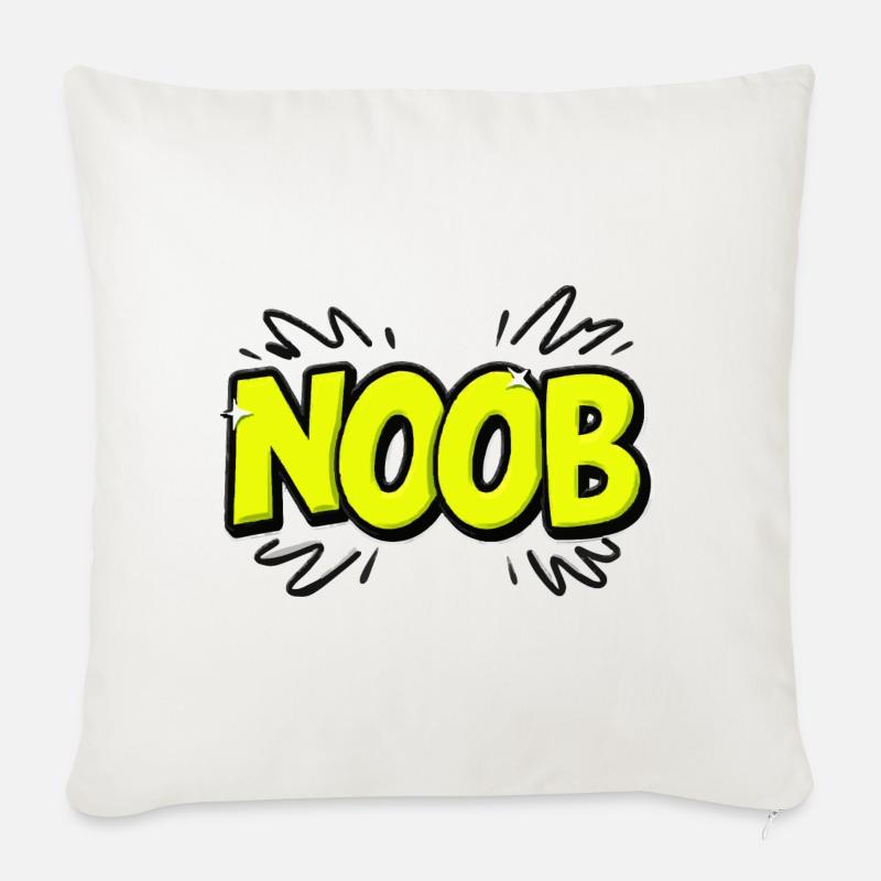 Noob - Sofakissenbezug 45 x 45 cm - Naturweiß 
