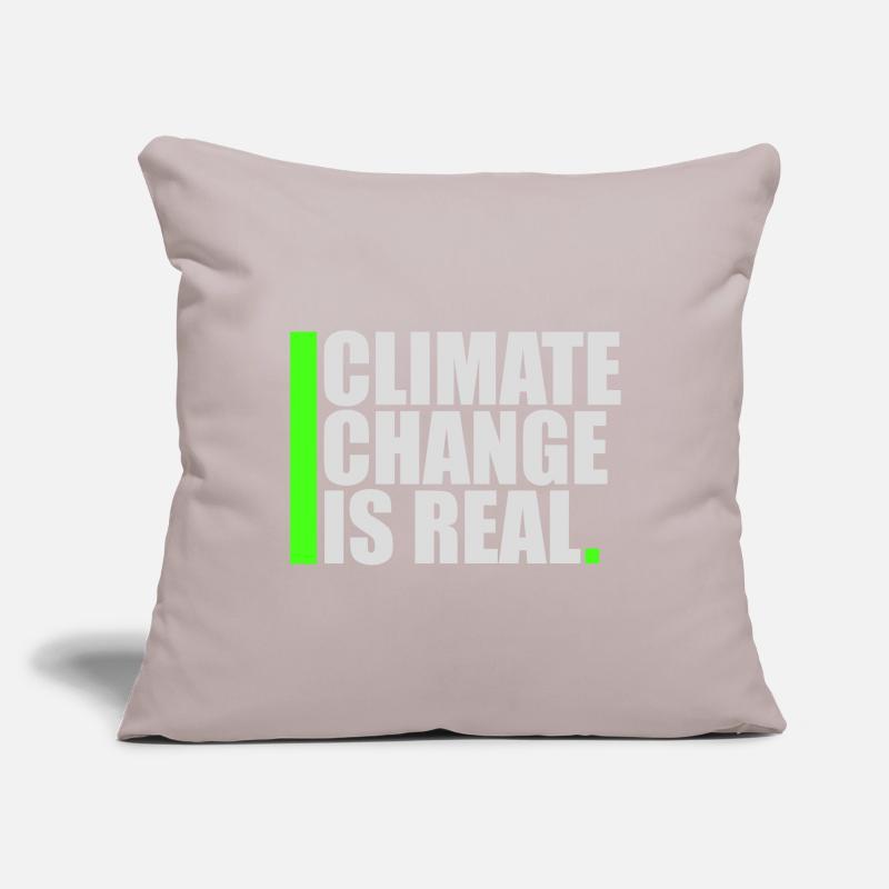 Climate Change Is Real Climate Change Science Sofa pillowcase 17,3'' x 17,3'' (45 x 45 cm)