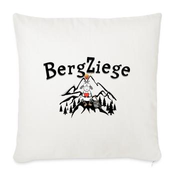Wander Bergziege - Sofakissenbezug 45 x 45 cm - Naturweiß  - Vorne