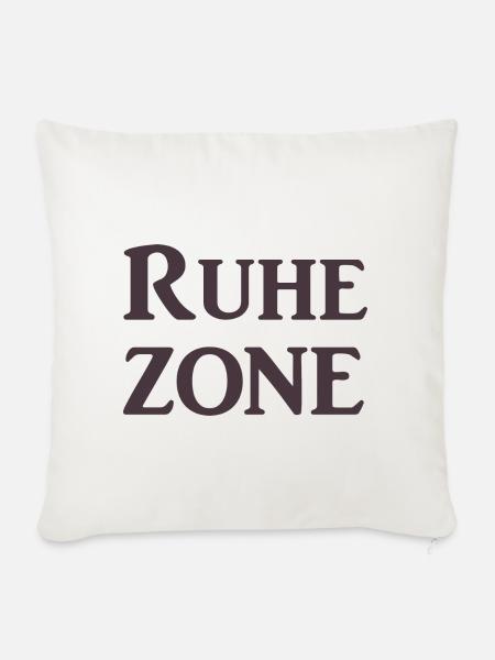 Ruhezone - Sofakissenbezug 45 x 45 cm - Naturweiß