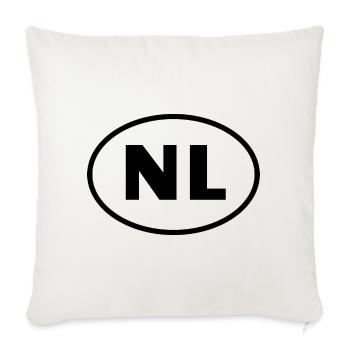 hollande - Housse de coussin décorative 45 x 45 cm - blanc nature - Devant