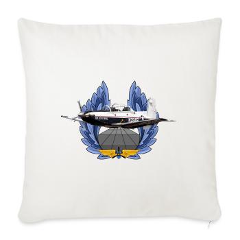 T-6A Texan II - Sofakissenbezug 45 x 45 cm - Naturweiß  - Vorne