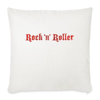 Rock n Roller Distressed - Sofa pillowcase 17,3'' x 17,3'' (45 x 45 cm) - natural white - Front