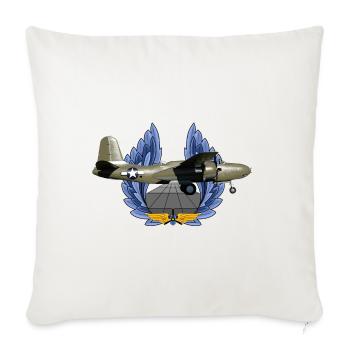 A-20 Havoc - Housse de coussin décorative 45 x 45 cm - blanc nature - Devant