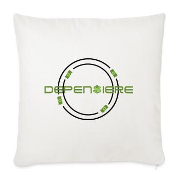 Spender - Sofakissenbezug 45 x 45 cm - Naturweiß  - Vorne