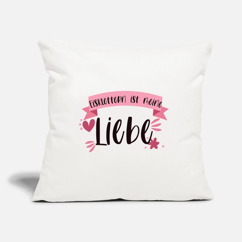 Eisklettern Klettern Eispickel Winter Eis Geschenk Sofakissenbezug 45 x 45 cm