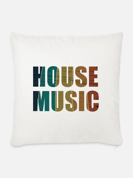 House - Sofakissenbezug 45 x 45 cm - Naturweiß