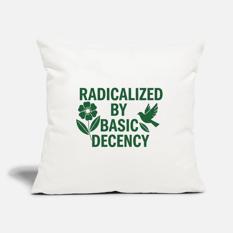 Progressive Values Basic Decency Shirt Sofakissenbezug 45 x 45 cm