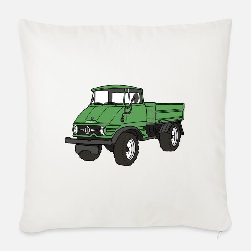 IMOGDIA - Sofakissenbezug 45 x 45 cm - Naturweiß 