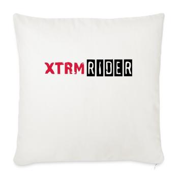 xtrm_rider_vec_2fr - Housse de coussin décorative 45 x 45 cm - blanc nature - Devant