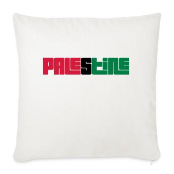 Palestine - Sofa pillowcase 17,3'' x 17,3'' (45 x 45 cm) - natural white - Front