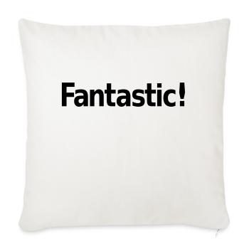 Fantastic - Sofa pillowcase 17,3'' x 17,3'' (45 x 45 cm) - natural white - Front