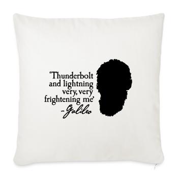 Galileo - Thunderbolt and lightning very... 2clr - Sofakissenbezug 45 x 45 cm - Naturweiß  - Vorne
