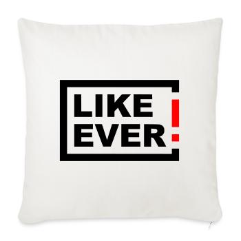 LIKE EVER! - Sofakissenbezug 45 x 45 cm - Naturweiß  - Vorne