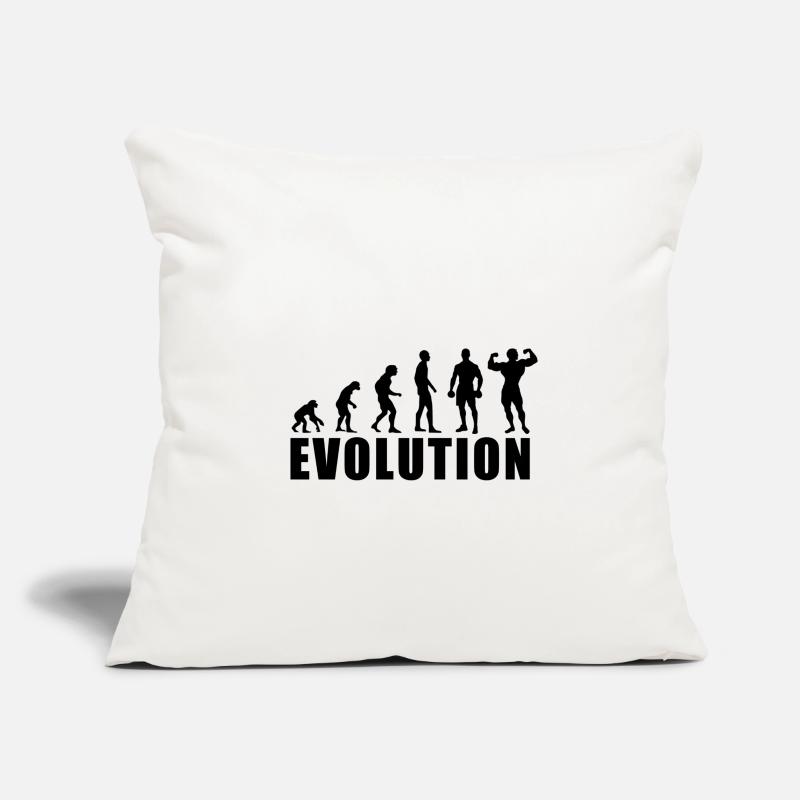 EVOLUTION BODY BUILDING gift Sofa pillowcase 17,3'' x 17,3'' (45 x 45 cm)