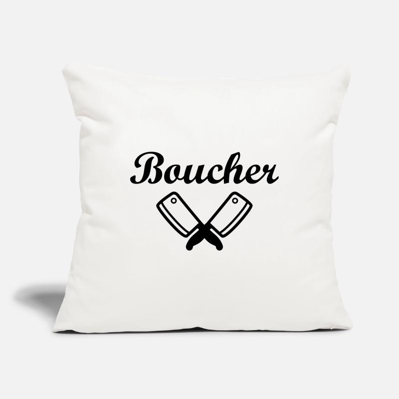 Boucher Housse de coussin décorative 45 x 45 cm