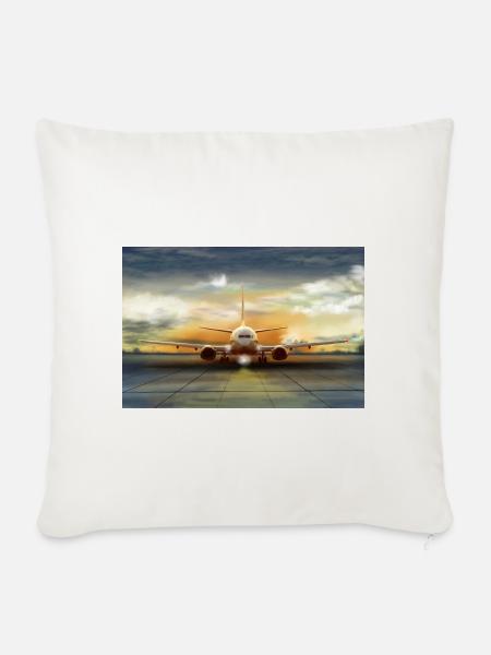 737 - Sofakissenbezug 45 x 45 cm - Naturweiß 