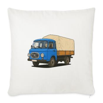 Ost-Pritsche - Sofakissenbezug 45 x 45 cm - Naturweiß  - Vorne