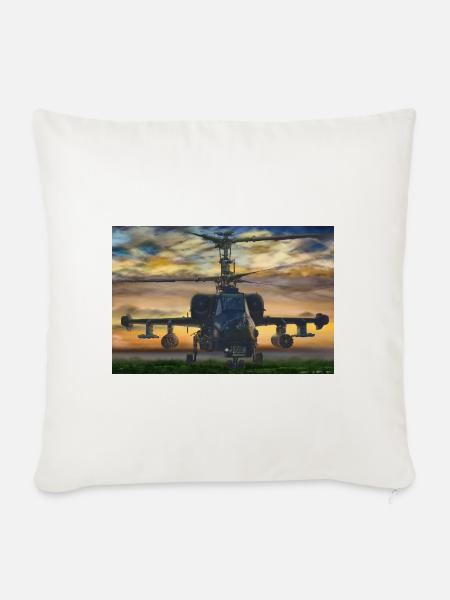 Ka-50 - Sofakissenbezug 45 x 45 cm - Naturweiß 