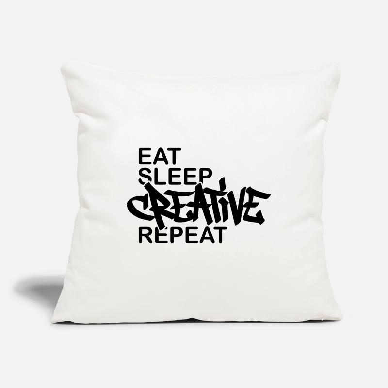 Journée du Graffiti Devise Créative Housse de coussin décorative 45 x 45 cm