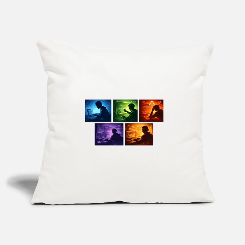 Multi-Screen Code Shadow Sofa pillowcase 17,3'' x 17,3'' (45 x 45 cm)