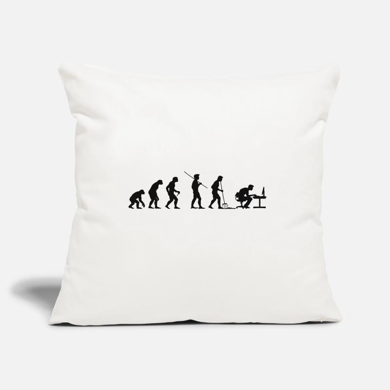 Programmer Computer Freak Evolution Sofa pillowcase 17,3'' x 17,3'' (45 x 45 cm)