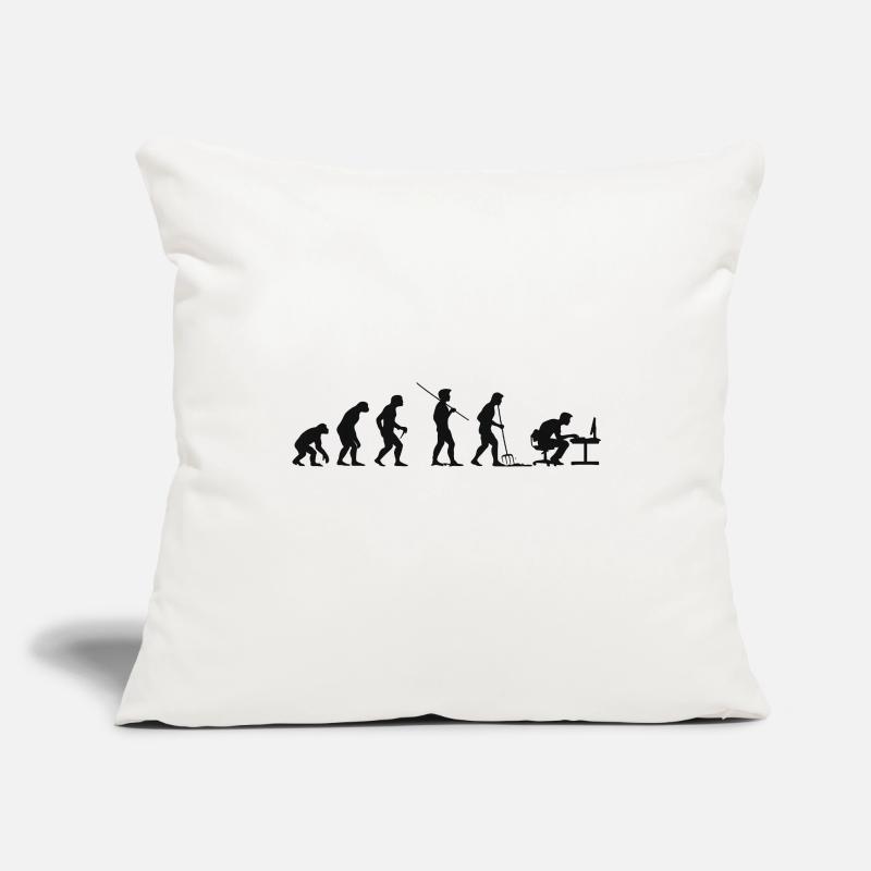 Programmer Computer Freak Evolution Sofa pillowcase 17,3'' x 17,3'' (45 x 45 cm)
