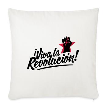 revolution fist - Housse de coussin décorative 45 x 45 cm - blanc nature - Devant