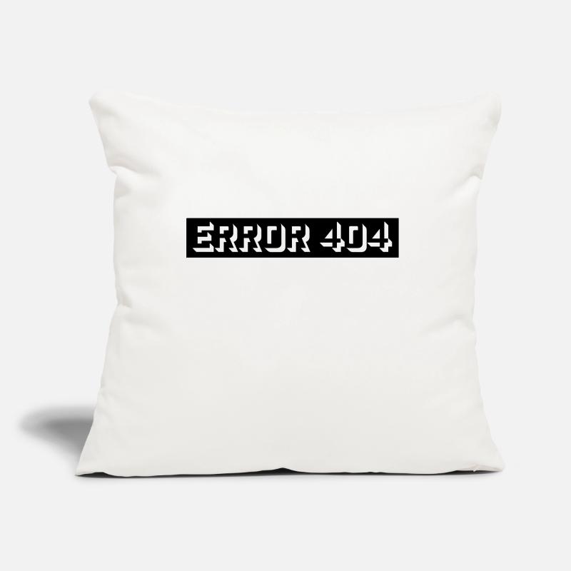404 Error Computer Message Sofa pillowcase 17,3'' x 17,3'' (45 x 45 cm)