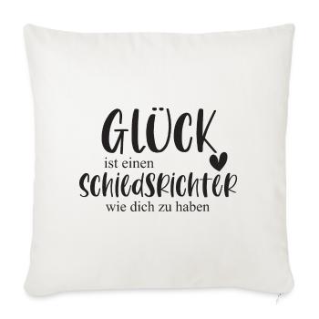 Schiedsrichter Sport Sportart Schiri Fußball - Sofakissenbezug 45 x 45 cm - Naturweiß  - Vorne