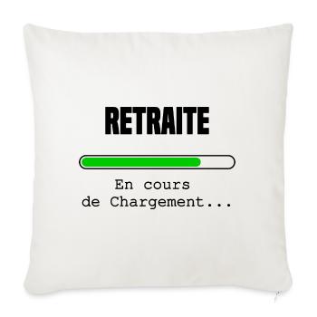 Retraite en cours de chargement - Housse de coussin décorative 45 x 45 cm - blanc nature - Devant