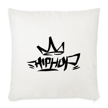 Graffiti Tag HipHop King 01 1C - Sofakissenbezug 45 x 45 cm - Naturweiß  - Vorne