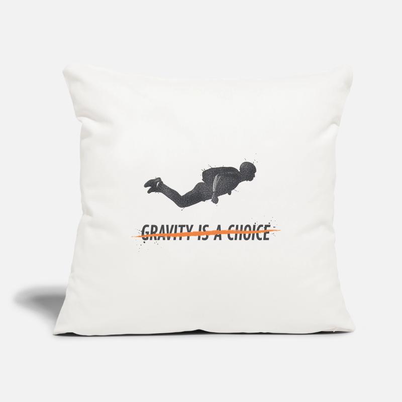 Dive Into Gravity: A Choice Sofa pillowcase 17,3'' x 17,3'' (45 x 45 cm)