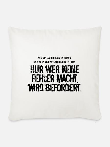 Beförderung - Sofakissenbezug 45 x 45 cm - Naturweiß 