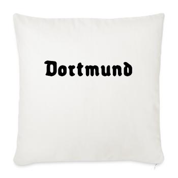Dortmund - Sofakissenbezug 45 x 45 cm - Naturweiß  - Vorne