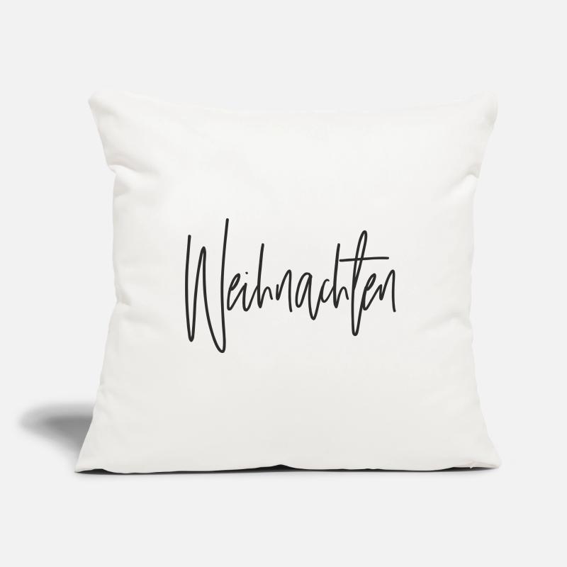 Christmas Script Hand Lettering Sofa pillowcase 17,3'' x 17,3'' (45 x 45 cm)