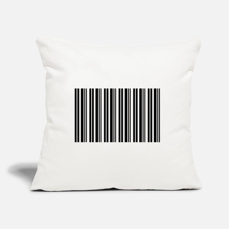 Conception de technologies informatiques pour nerds de code-barres Housse de coussin décorative 45 x 45 cm