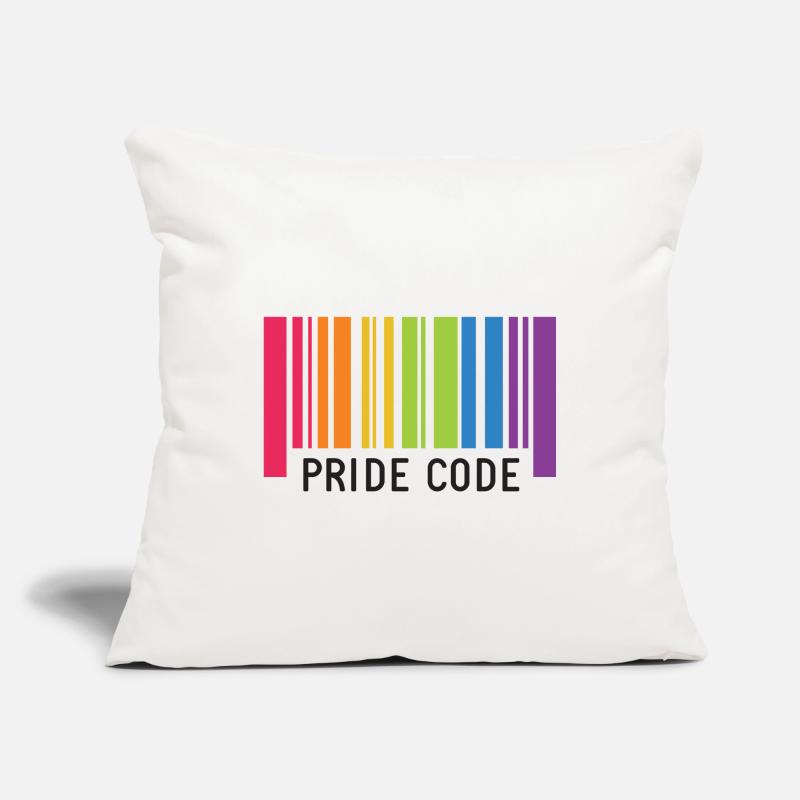 LGBT Pride Monat - Pride Code Sofakissenbezug 45 x 45 cm