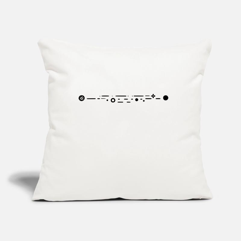 Line Dots Pattern Sofa pillowcase 17,3'' x 17,3'' (45 x 45 cm)