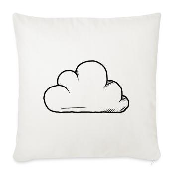 Cloud Design - Sofa pillowcase 17,3'' x 17,3'' (45 x 45 cm) - natural white - Front
